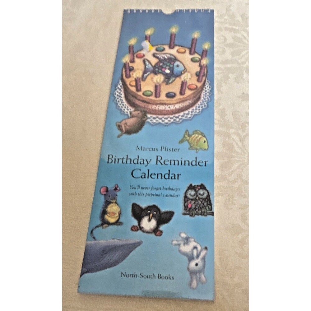 Vintage Marcus Pfister Perpetual Birthday Reminder Calendar ISBN 0735812514